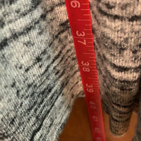 Anthropologie Amadi Lola 3/4 Sleeve Gray Wrap Dress Made in the USA - Picture 9 of 9